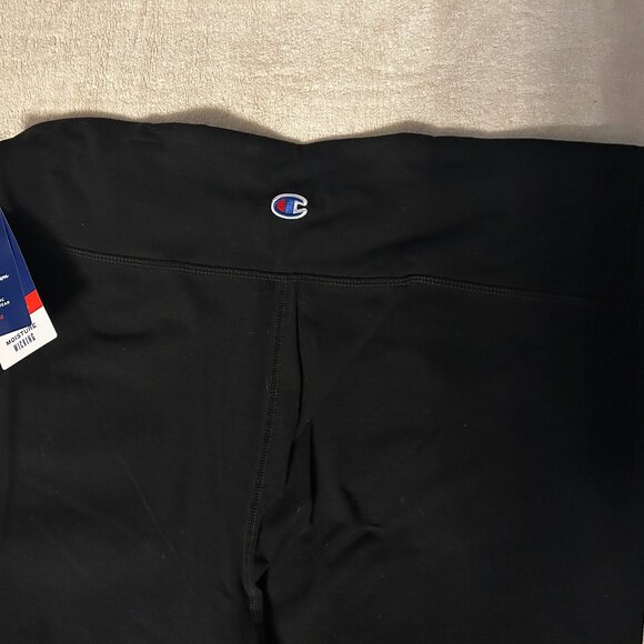 Champion Authentic Black/White Script Logo 7/8 Leggings Size 2X - Picture 7 of 7